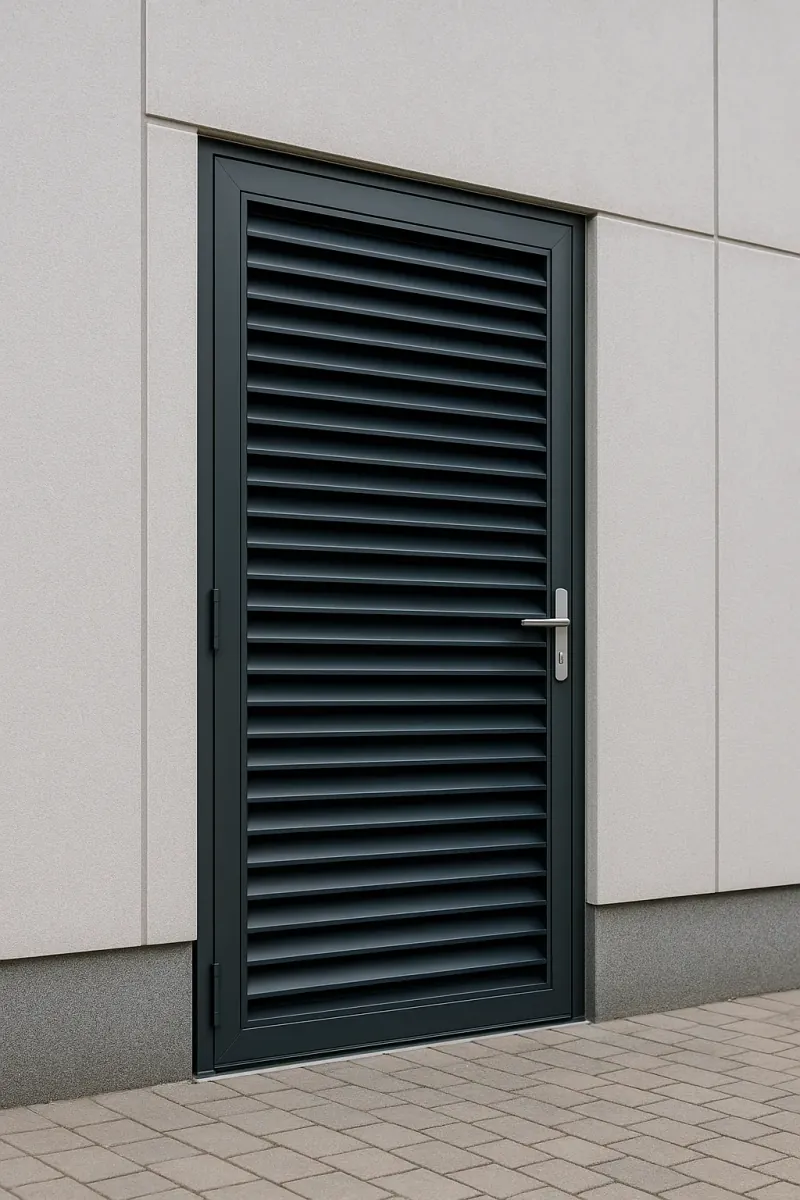 steel louvred doors - professional steel doors available in Bootle from UK manufacturers